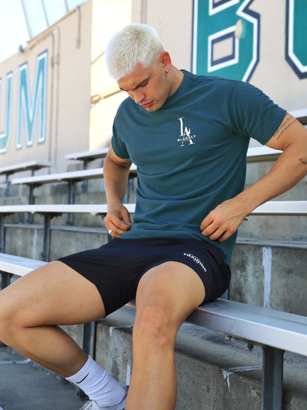 Blakely Sports Club Relaxed T-Shirt Verde | EIYHNS518
