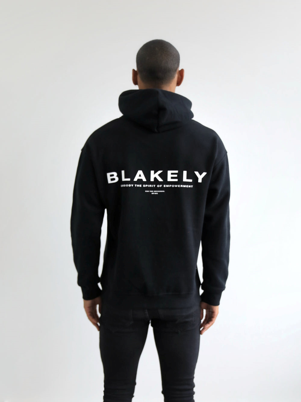 Blakely Statement Relaxed Hoodie Negras | CVBPJI185