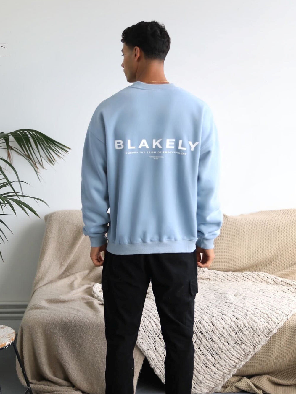 Blakely Statement Relaxed Jumper Azules | CUQWKZ946