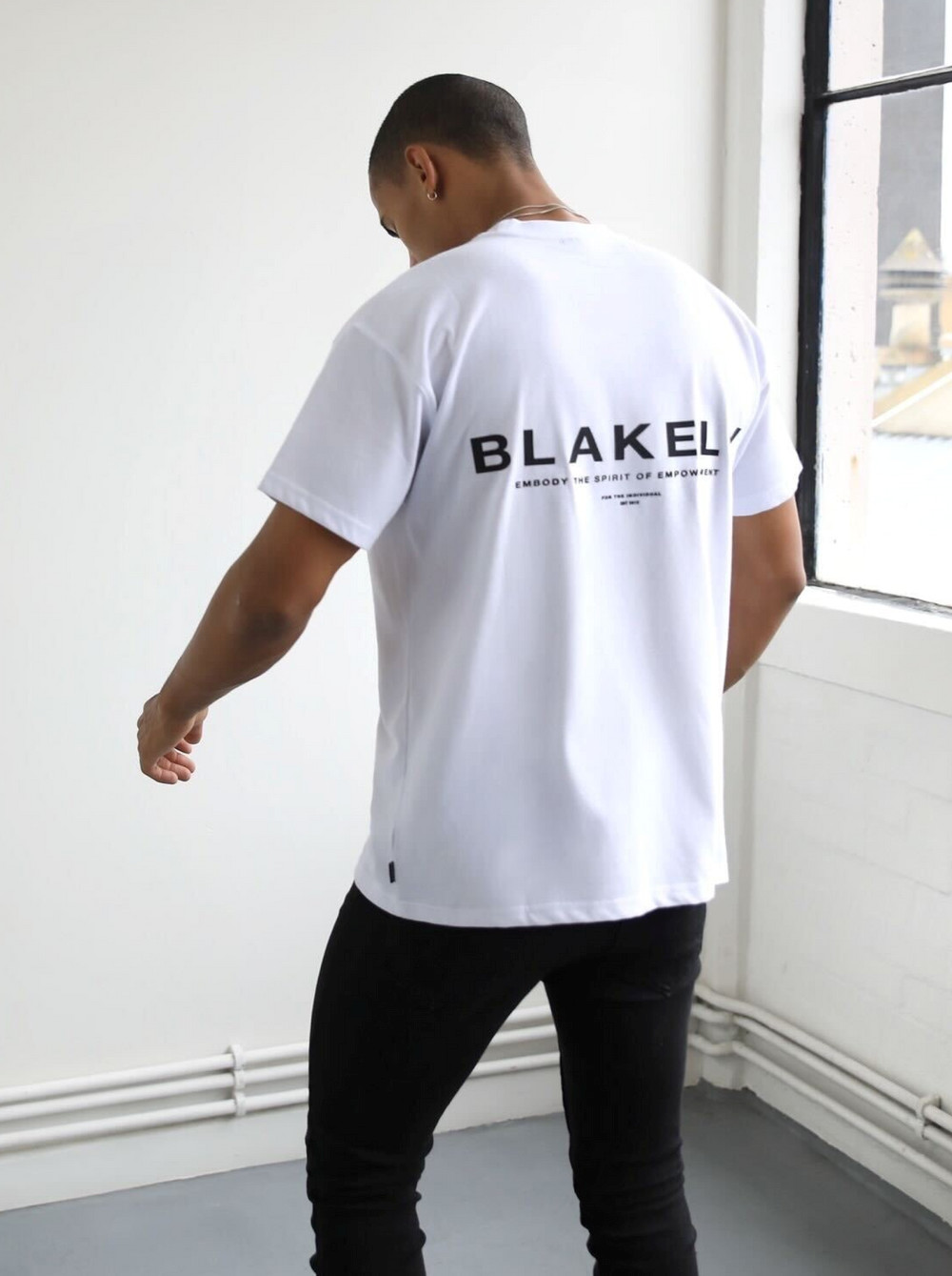 Blakely Statement Relaxed T-Shirt Blancas | URLDKN857