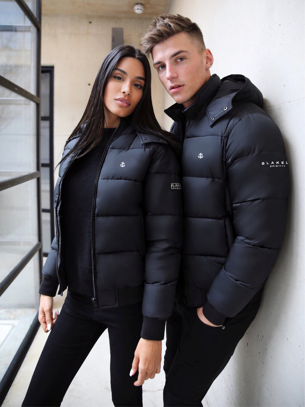 Blakely Stockholm Coat Negras | QPKBIZ834