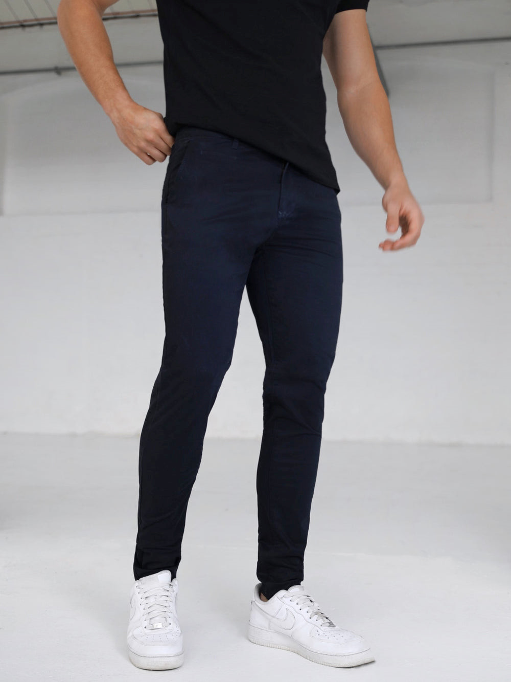 Blakely Stretch Chino Azul Marino | QAYSKI806