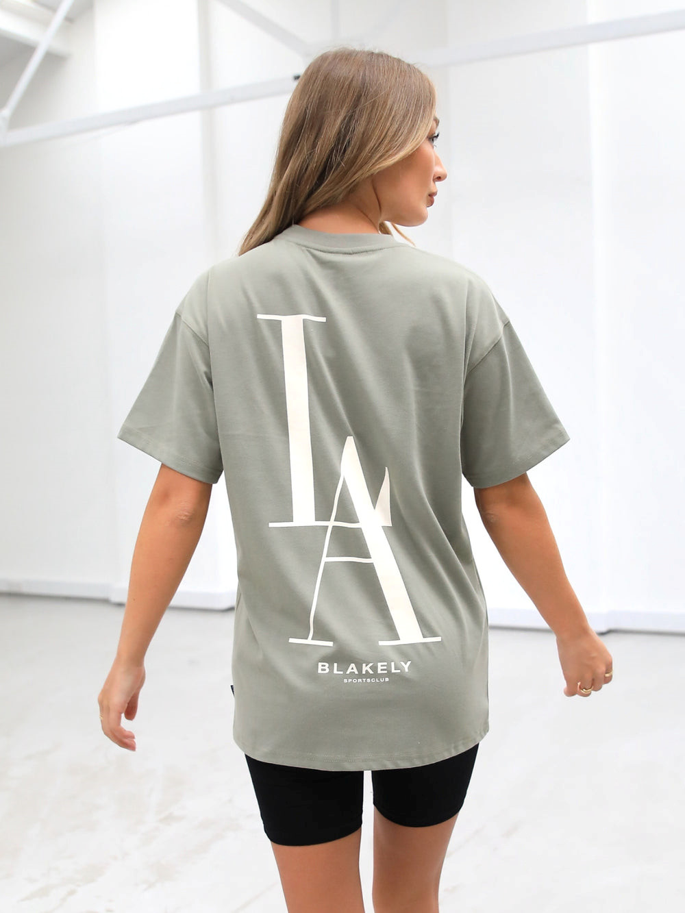 Blakely Studio Relaxed T-Shirt Verde Oliva | ZHNKLV034