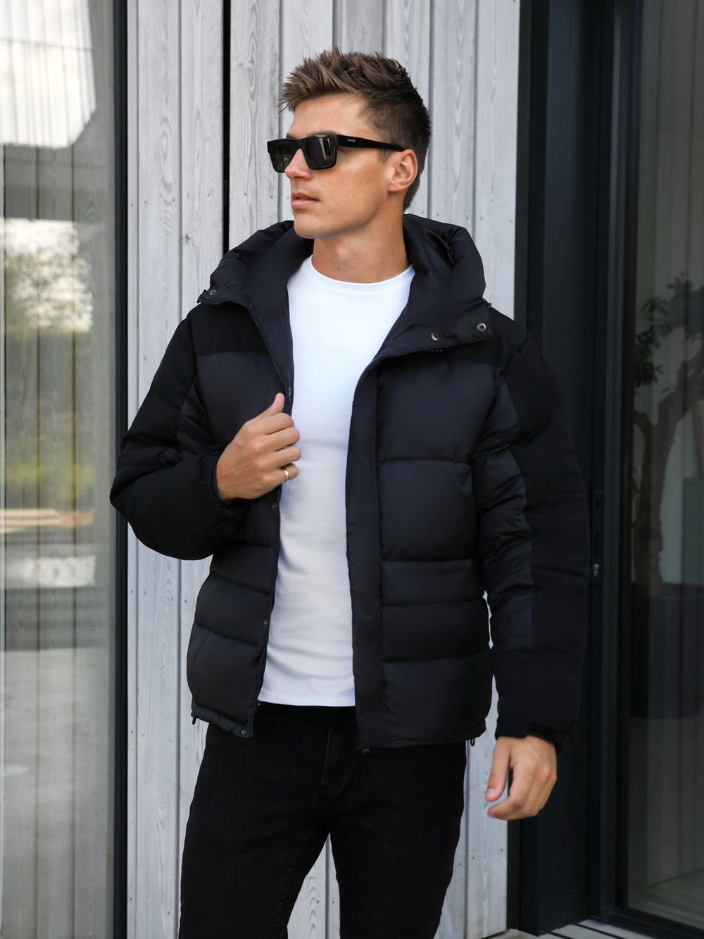 Blakely Tampa Puffer Coat Negras | EDKAJV382