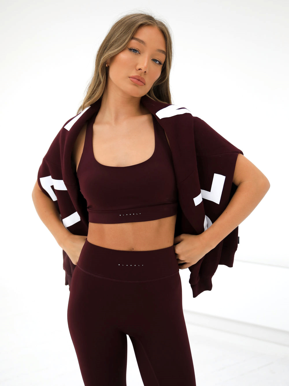 Blakely Ultimate Active Leggings Burdeos | JWEALR893