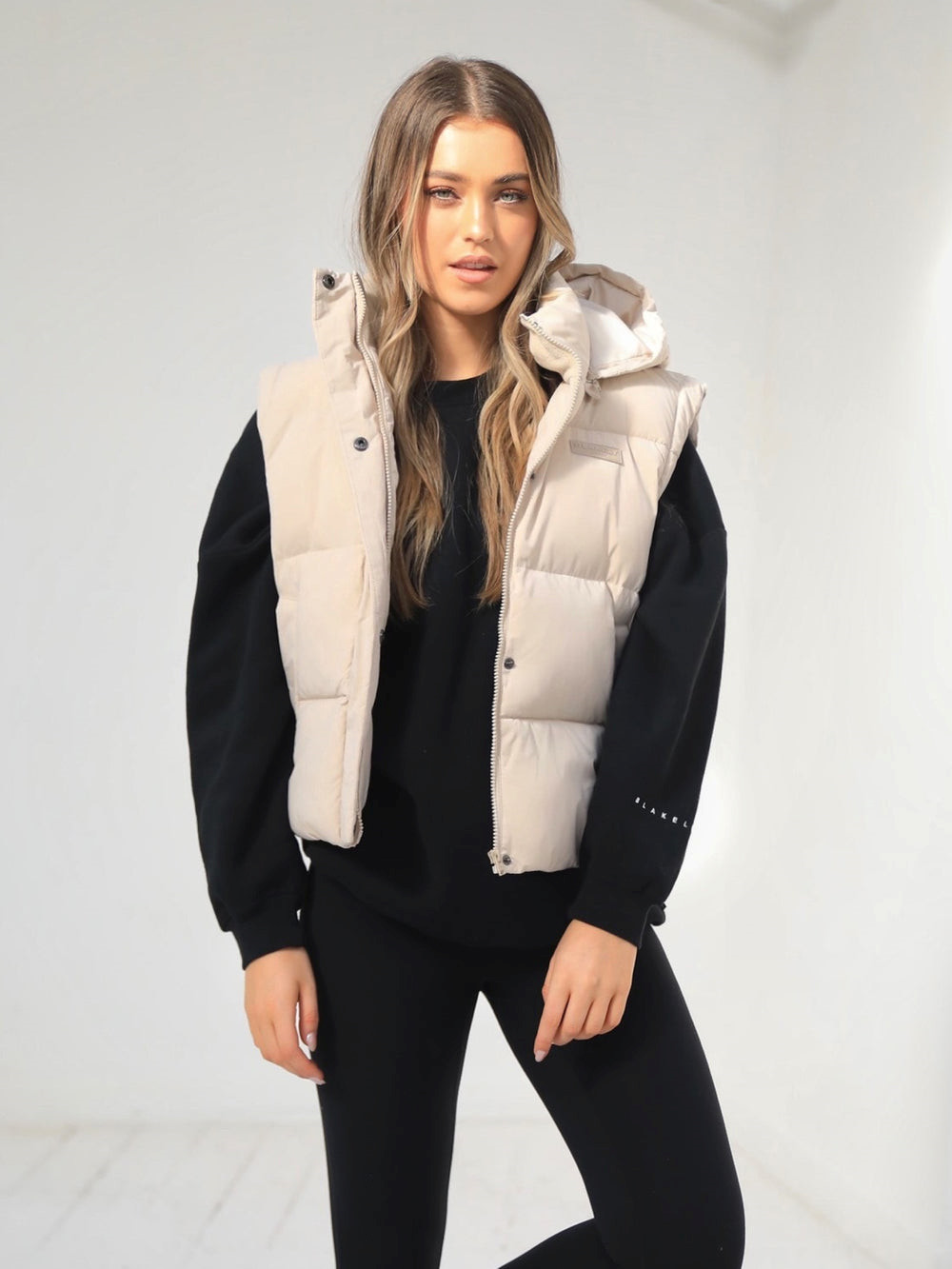 Blakely Ultimate Women's Puffer Coat Chalk | SLOKQV635