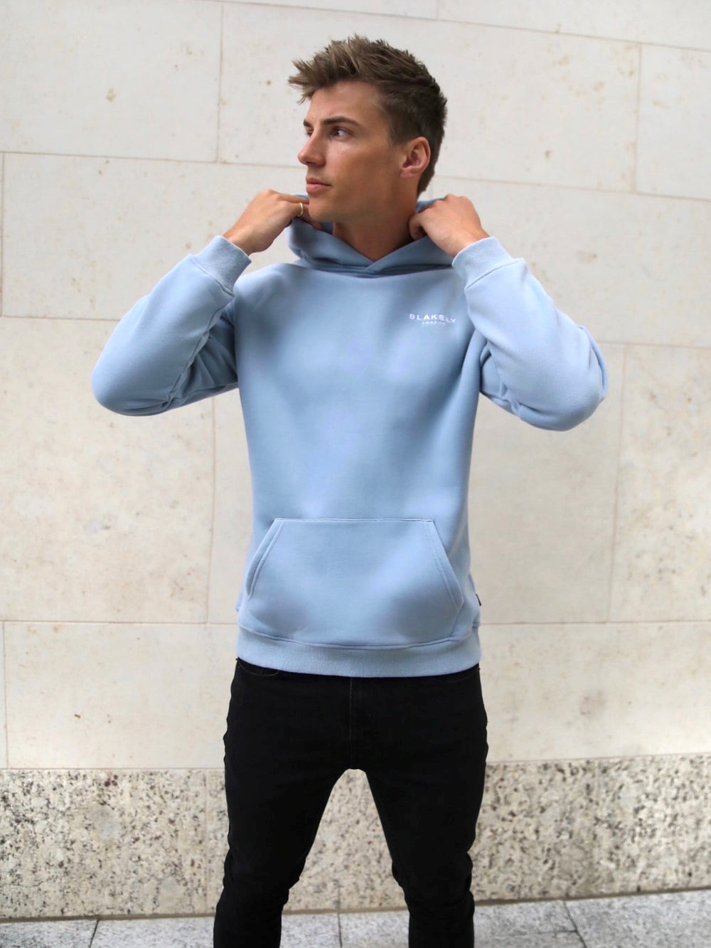 Blakely Universal Relaxed Hoodie Azules | XORMYG968