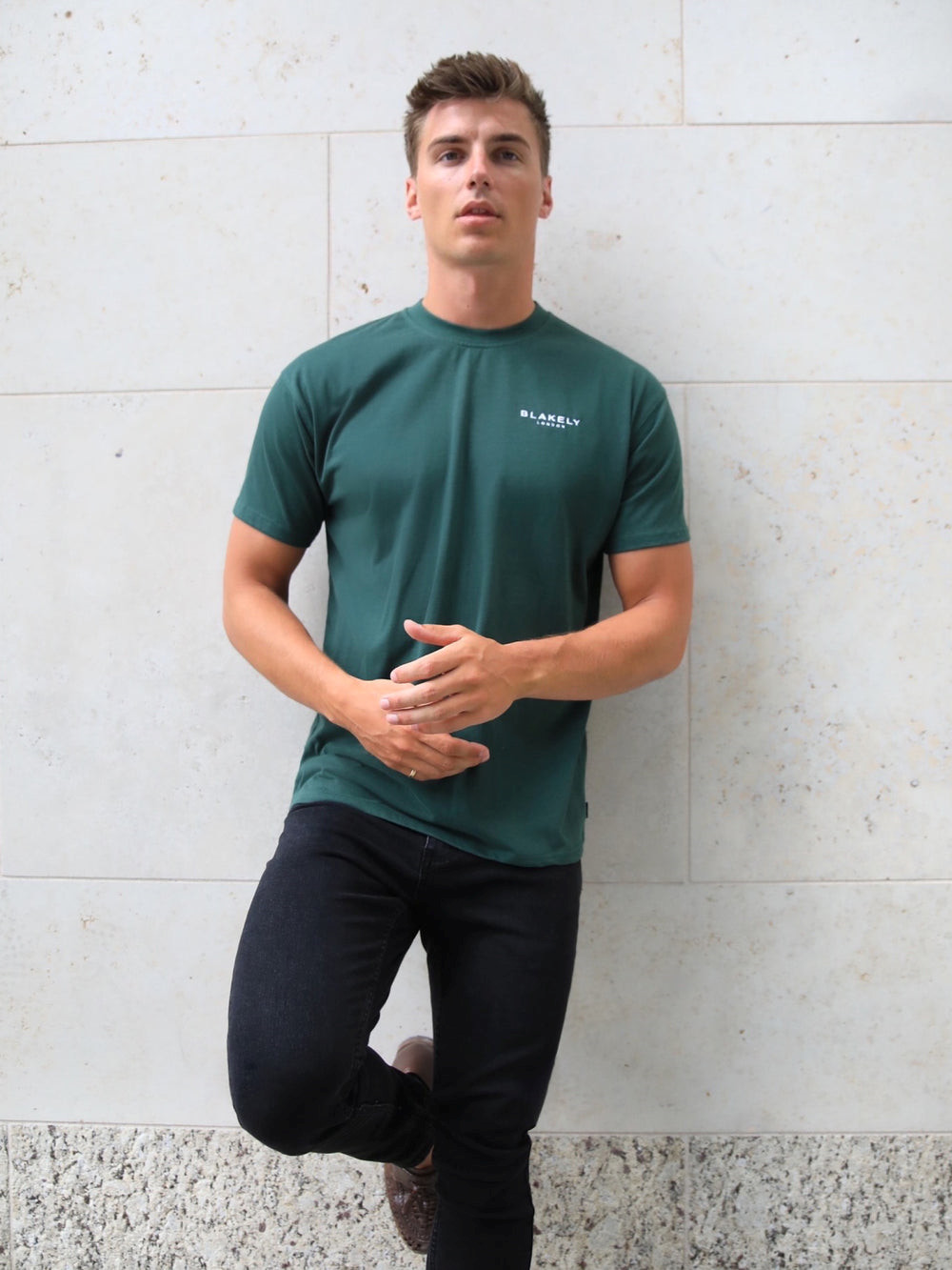 Blakely Universal Relaxed T-Shirt Verde Oscuro | LUTAWY402