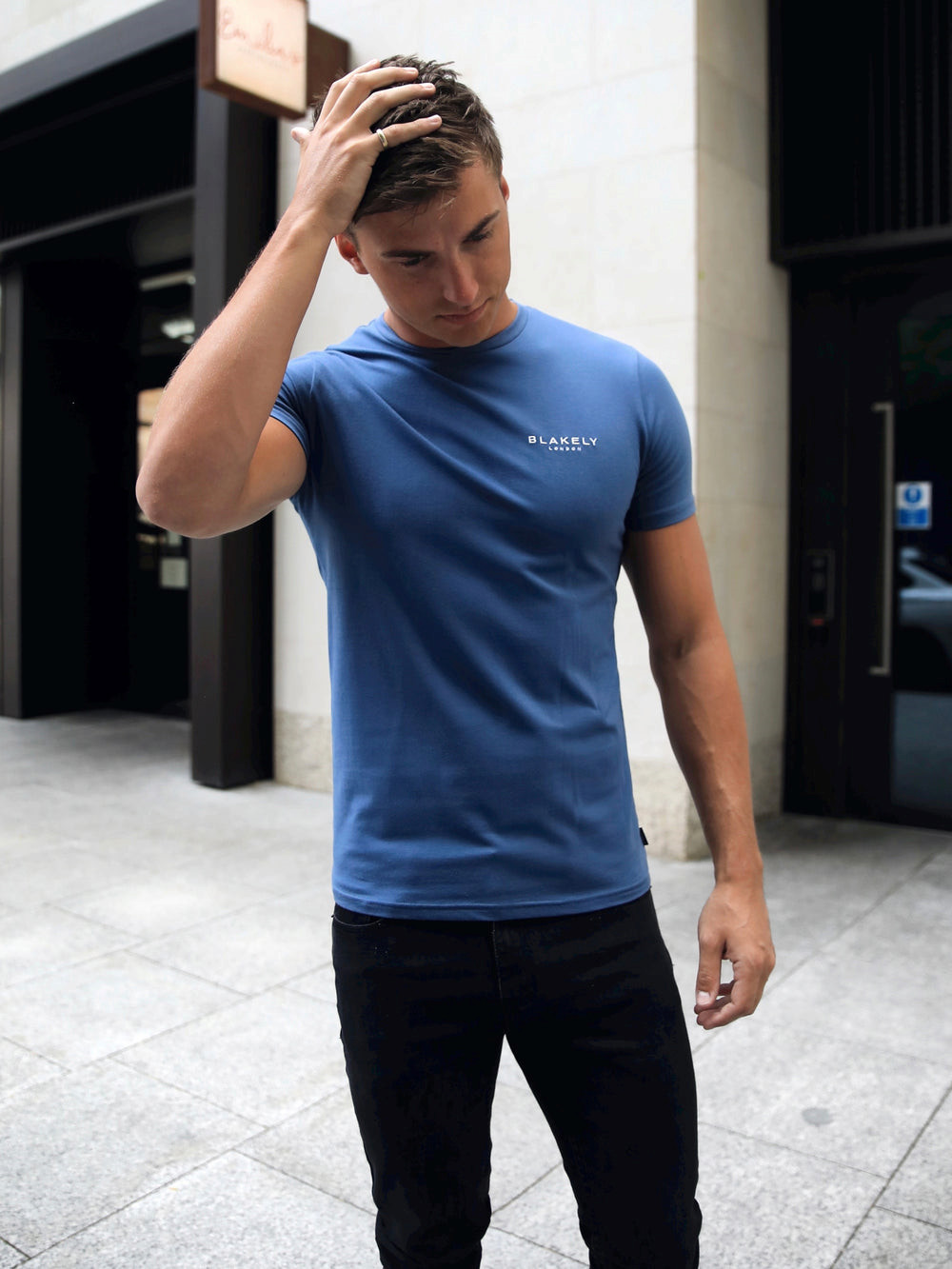Blakely Universal T-Shirt Azules | BERYTG826