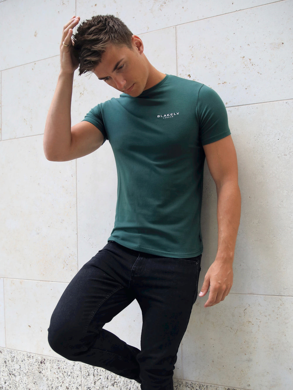 Blakely Universal T-Shirt Verde Oscuro | CROKZY309