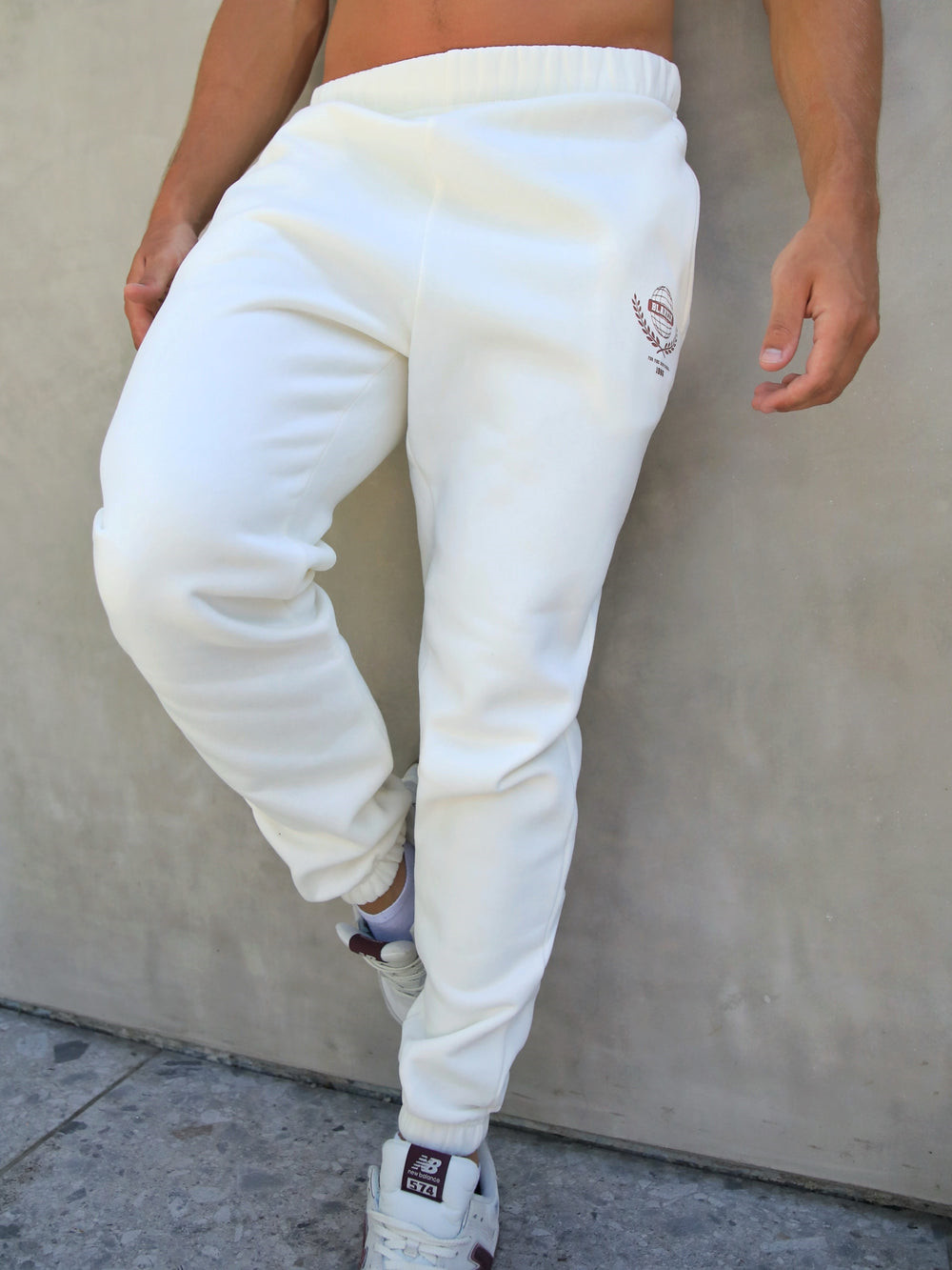 Blakely Varsity Sweatpants Blancas | ZEGTDU726