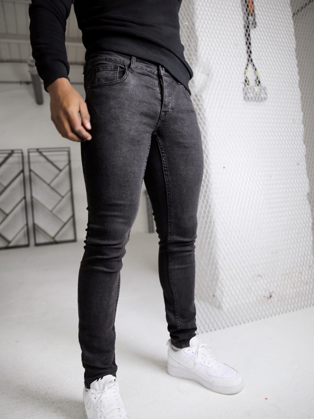 Blakely Vol. 7 Skinny Jeans Charcoal | QWJMZG418