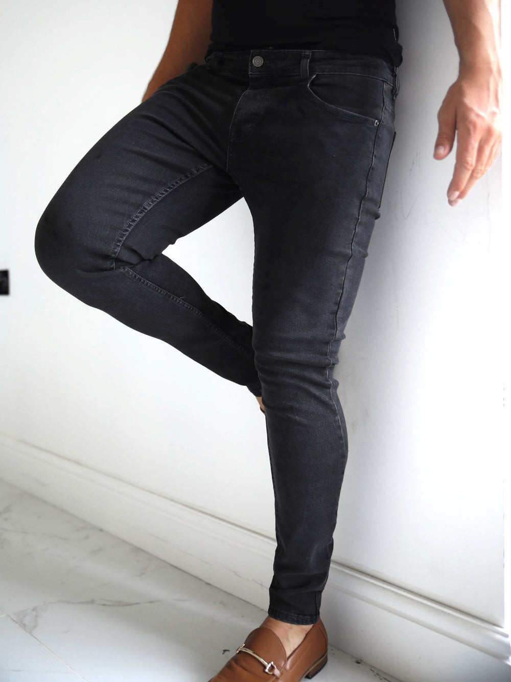 Blakely Vol. 7 Skinny Jeans Charcoal | QWJMZG418