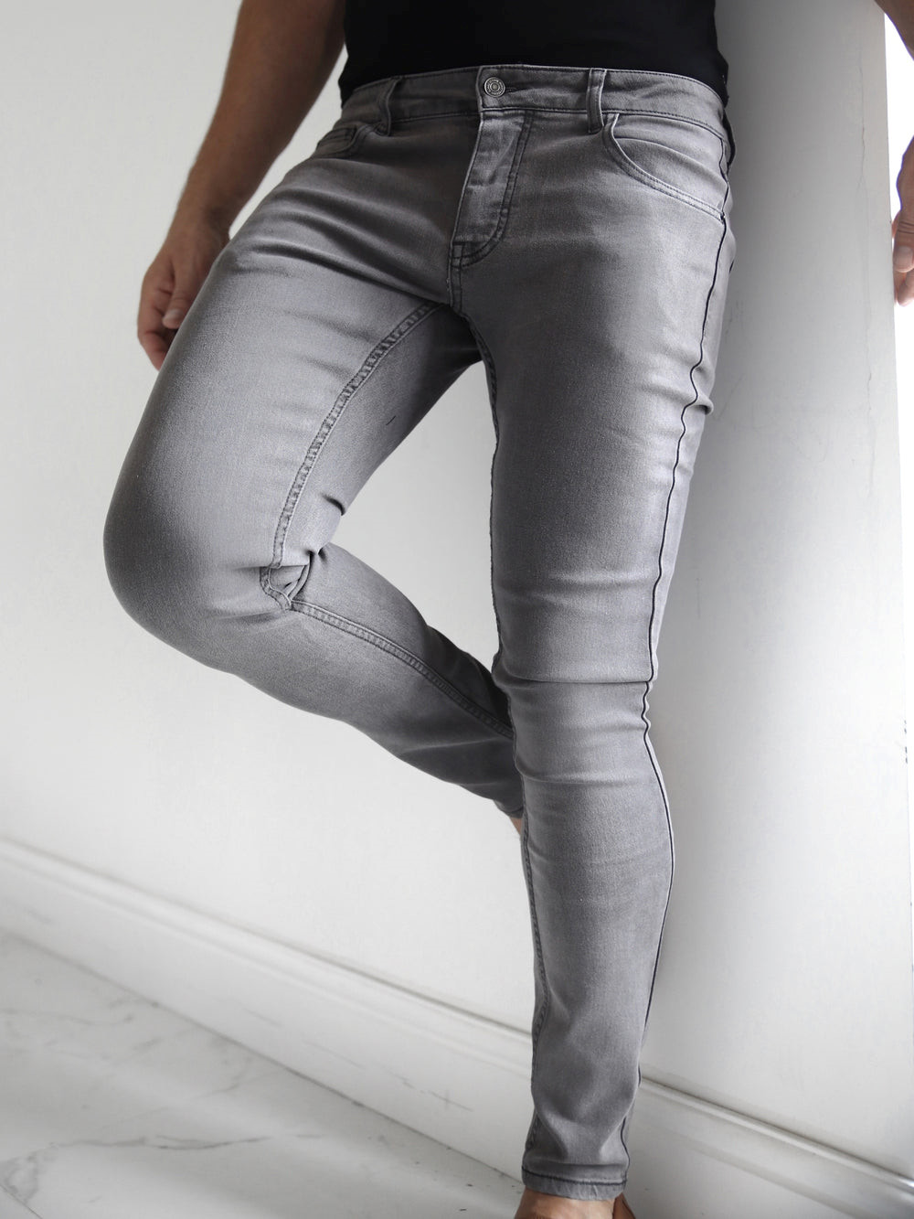 Blakely Vol. 7 Skinny Jeans Gris | HNWIKP274