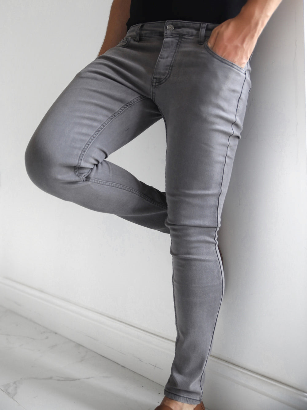 Blakely Vol. 7 Skinny Jeans Gris | HNWIKP274