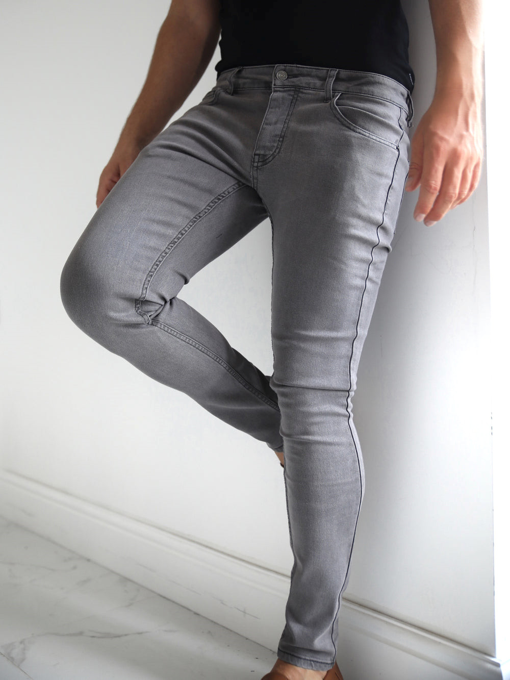 Blakely Vol. 7 Skinny Jeans Gris | HNWIKP274