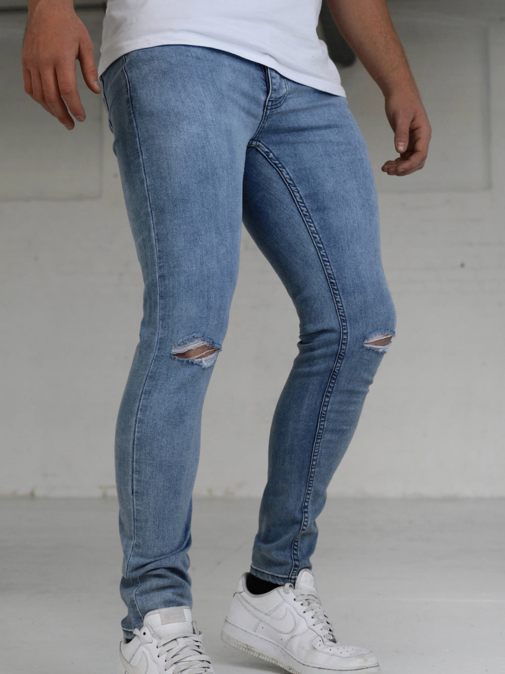 Blakely Vol. 7 Skinny Ripped Jeans Azules | KTGBPU980
