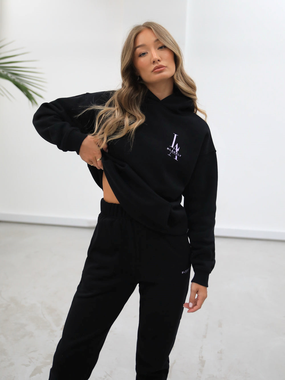Blakely Women's Sports Club Relaxed Hoodie Negras | QDYXZI710